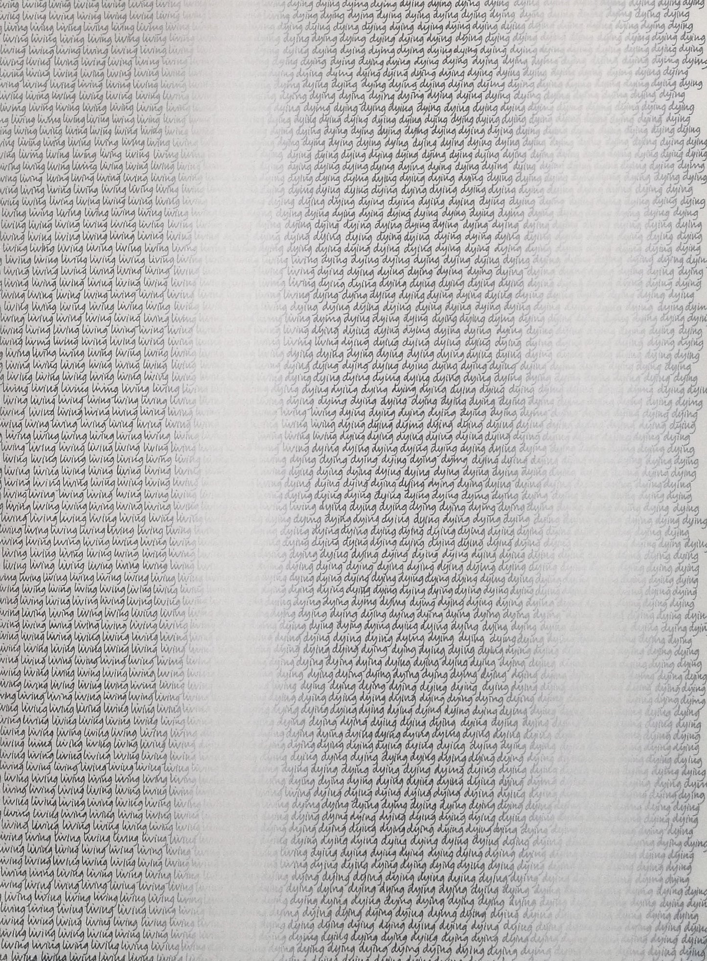 Barbara Balfour, Living and Dying IX, lithograph on gampi washi (Japanese paper)