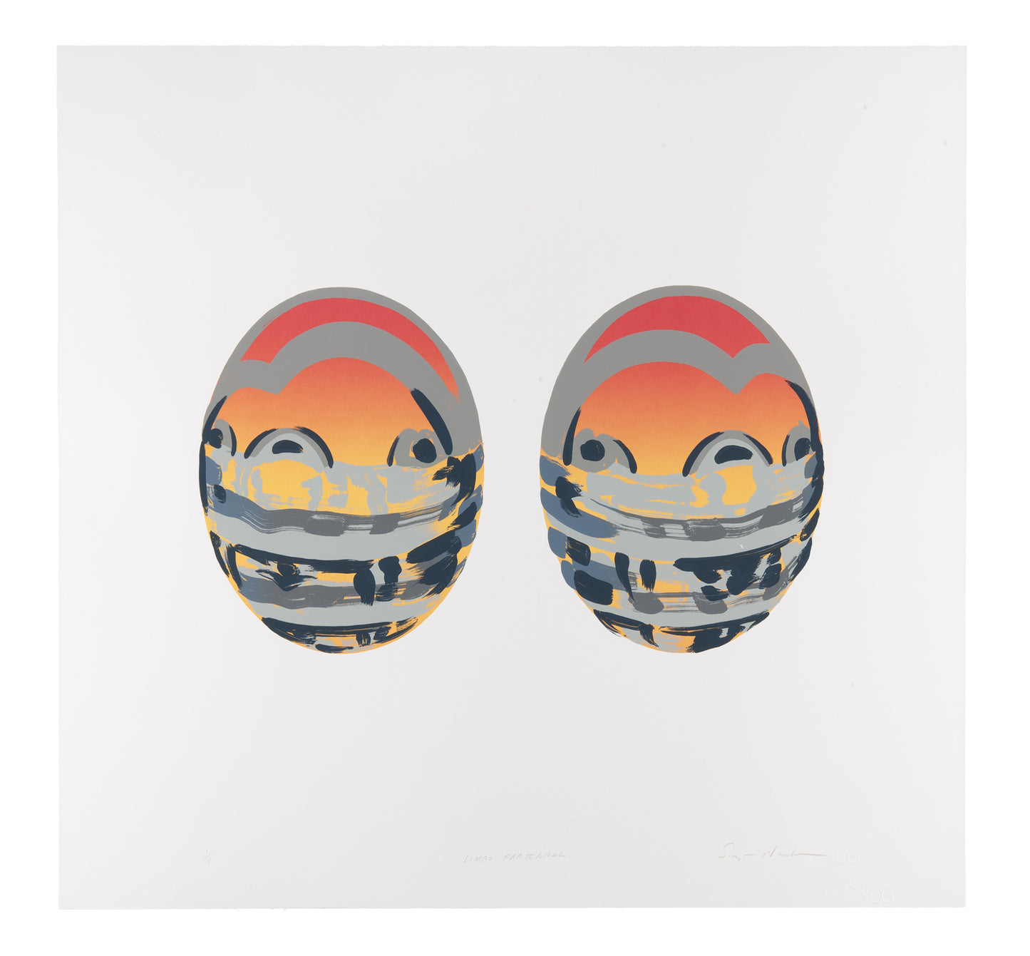 Suzanne Nacha, Limbo: Fraternal, screenprint