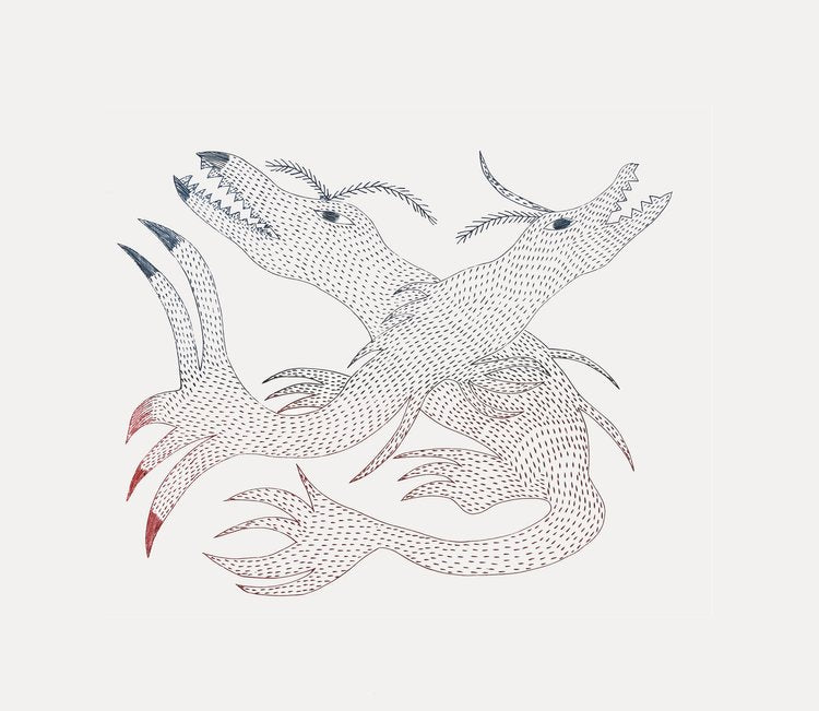 Kenojuak Ashevak - Spirits at Play