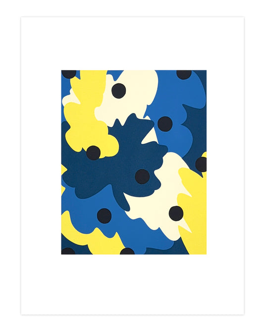 ‘Recollection 5’ by Shogo Okada (2016). Screenprint, edition of 30, 15 × 11 in.