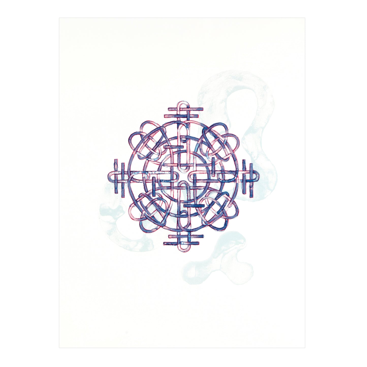 Judith K Schwarz, Rose Cipher, 2003, photo lithograph, edition: F/P (Fundraising Proof), paper size: 30" x 22"