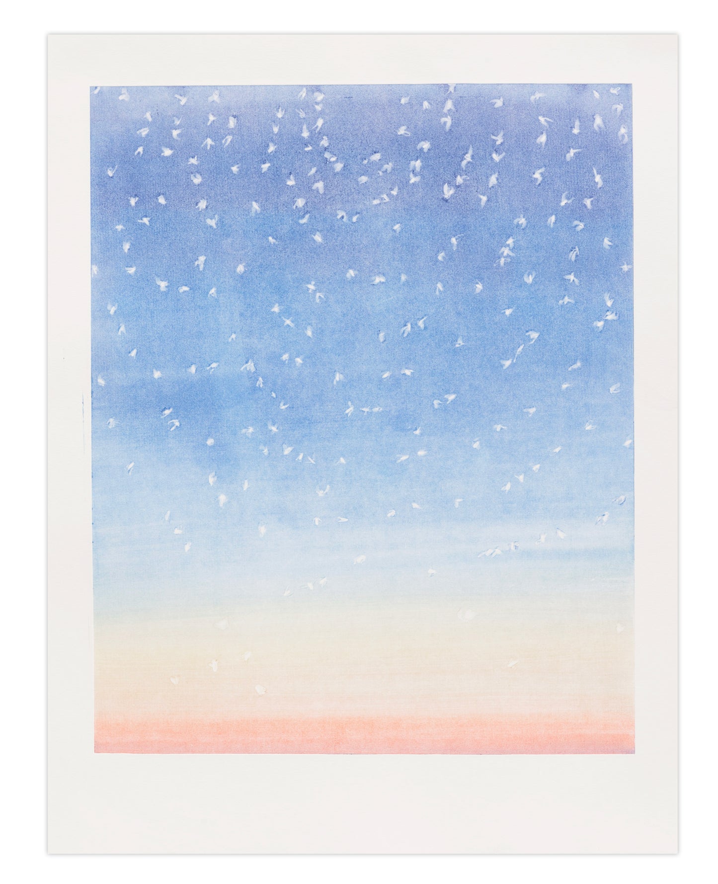 Laura Findlay, Strand (Ghost), 2022, monotype, edition 1/1 (Fundraising Proof), paper size: 23" × 19"