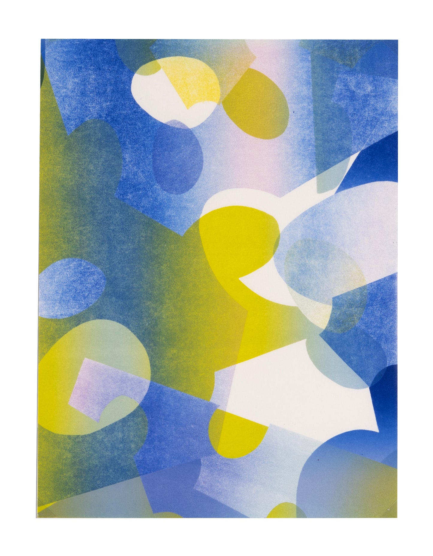 ‘Egg Type No.13’ by Karen Kar Yen Law, 2024. Monoprint, edition 1/1, on 12" x 9" paper.