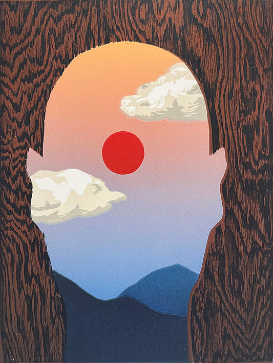 Khadijah Morley, Altitude, linocut and woodcut