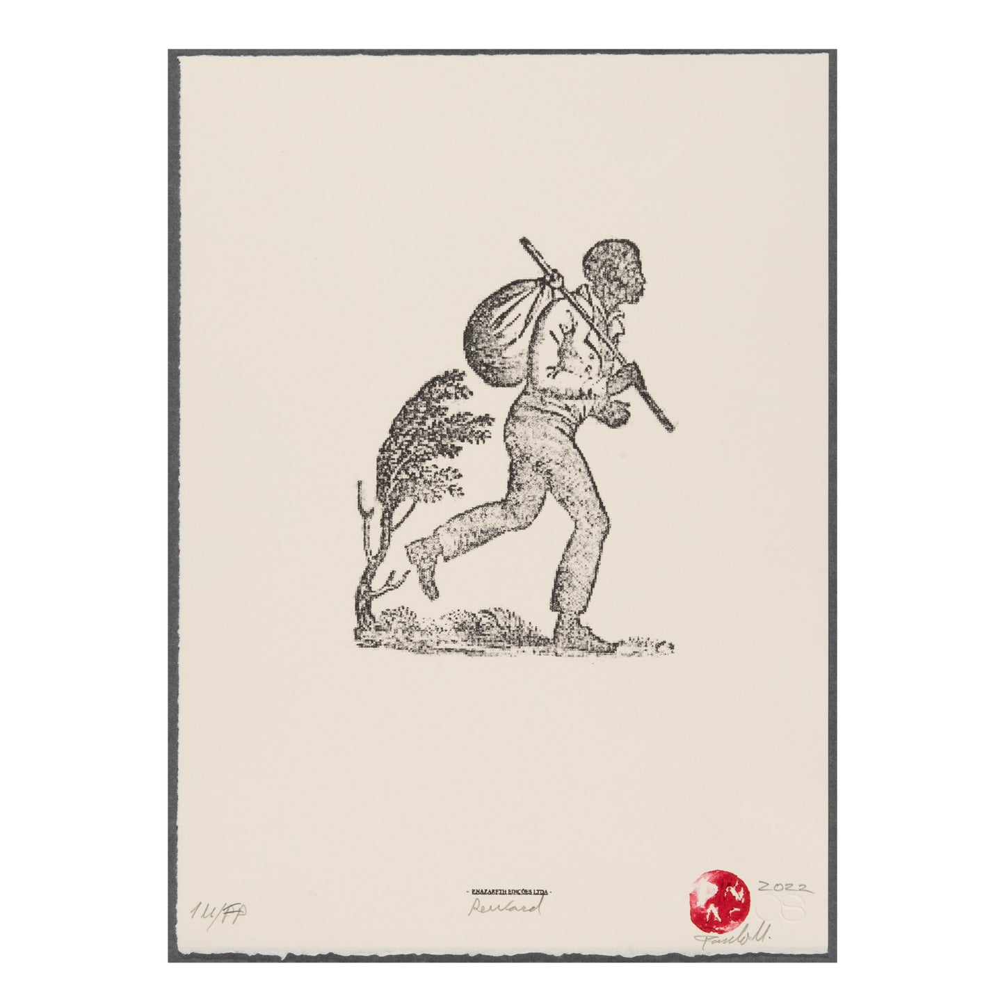 Paulo Nazareth, Reward, lithograph