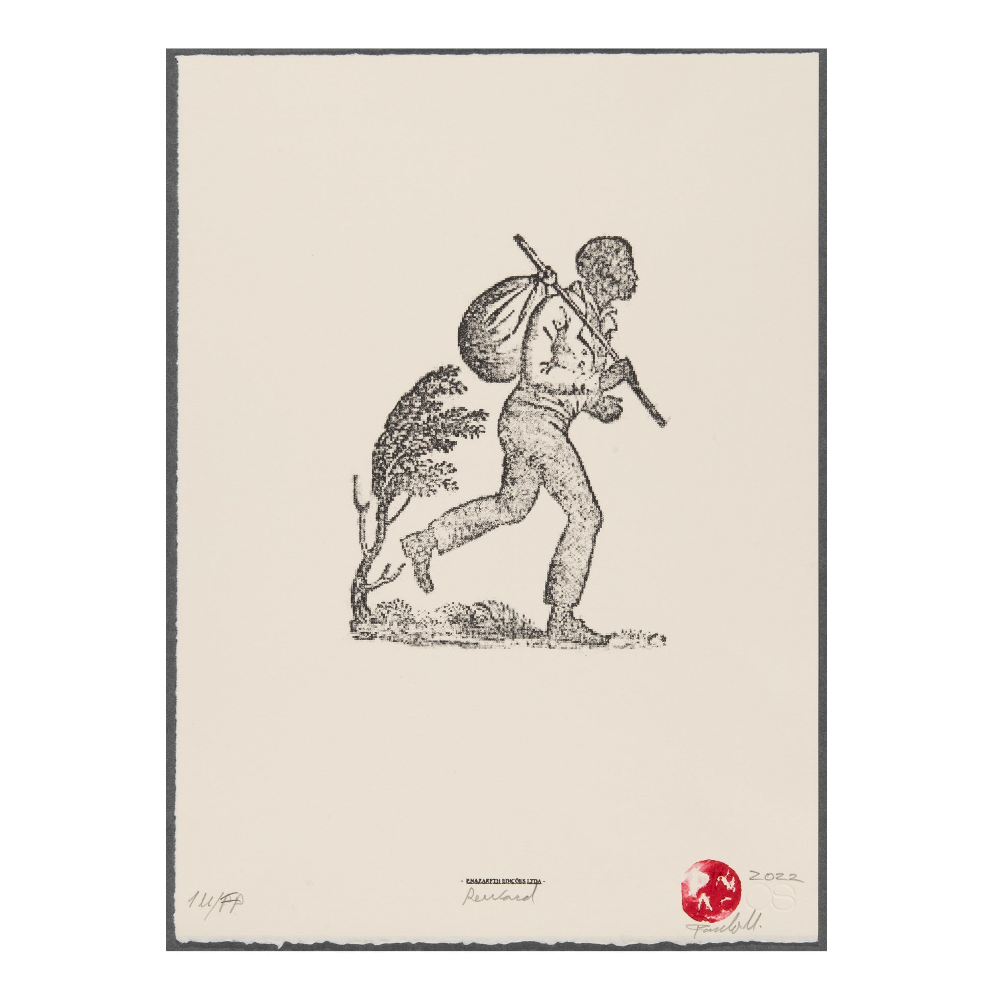 Paulo Nazareth, Reward, lithograph