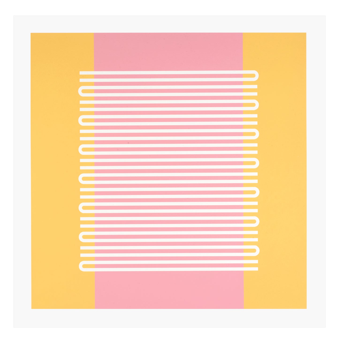‘Ham and Cheese’ by Shogo Okada (2016). Screenprint, edition of 4, 21.5 × 21.5 in.
