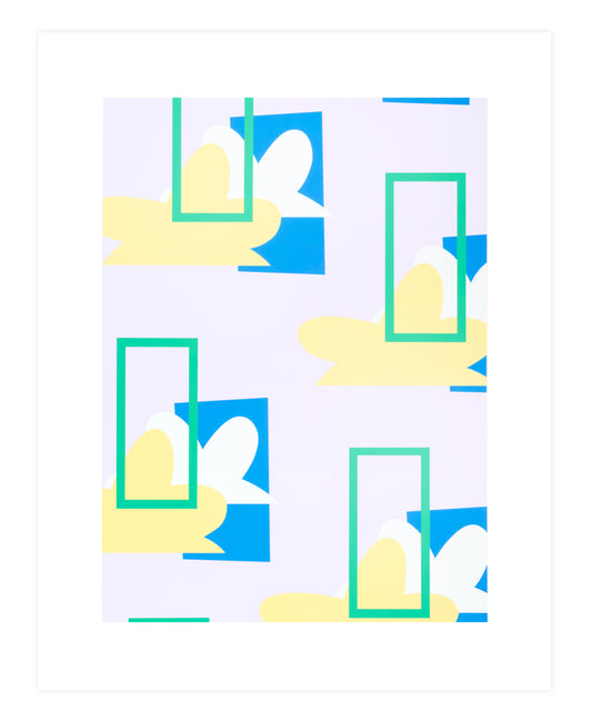 'in the kitchen' by Shogo Okada (2017). Screenprint, edition of 5, image size 22 × 16 in, paper size 27.25 × 21.5 in.