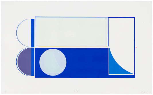 ‘10392’ by Walter Procska, 2022. Screenprint, edition of 15, 22 x 35.5 inches.
