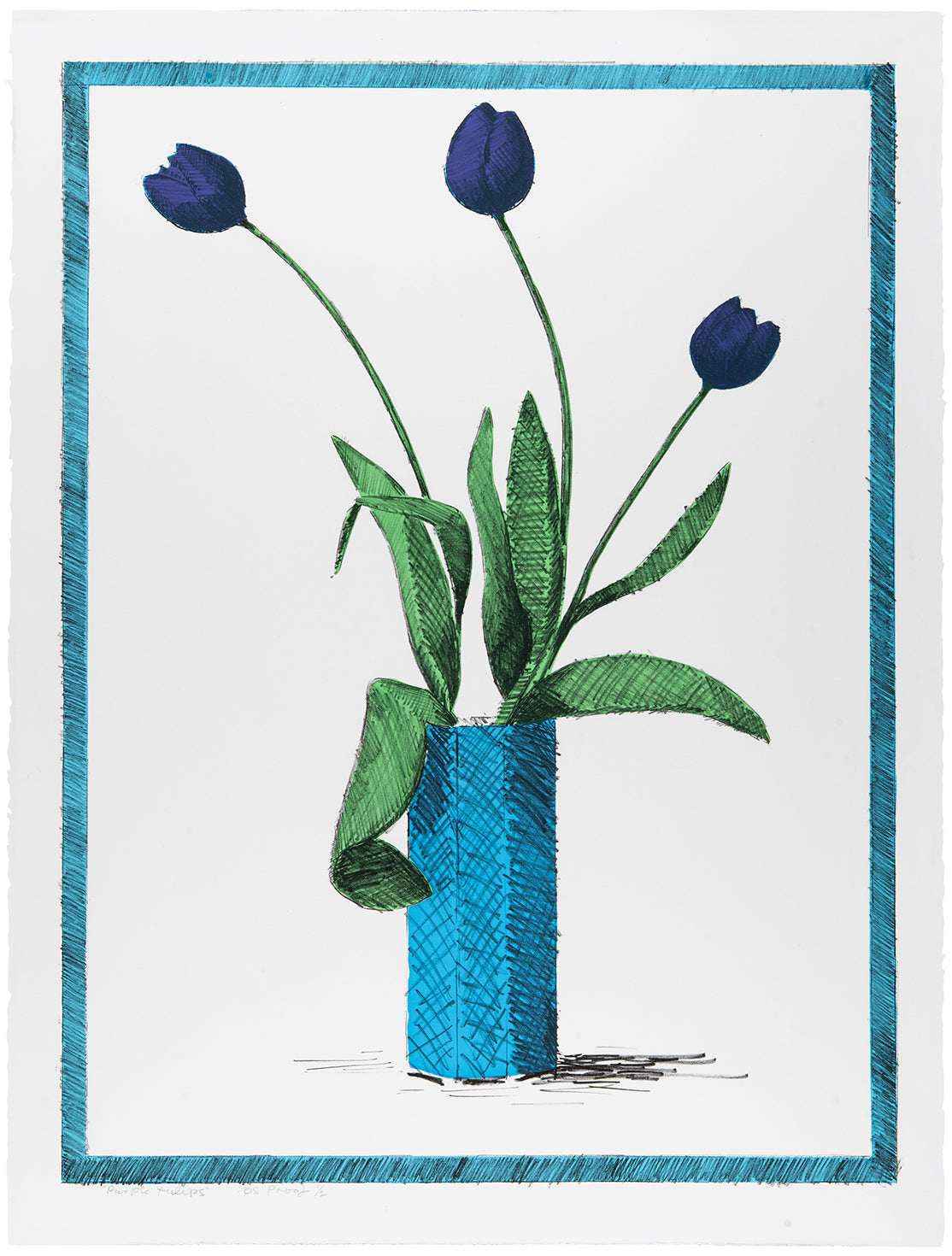 Erica Rutherford - Purple Tulips