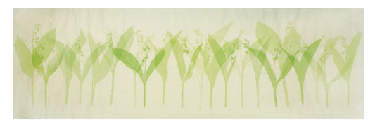 Sally Ayre, 'Lily of the Valley', screenprint on washi (Japanese paper) with hand stitching, 2010, edition of 3