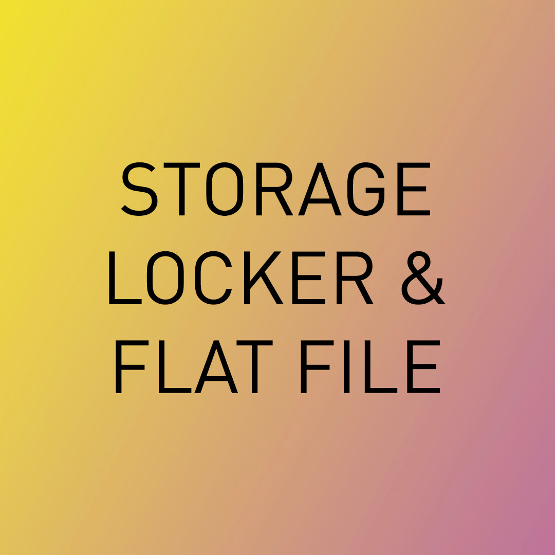 Storage - Both Flat File & Locker (Flat fee for Yr rentals)