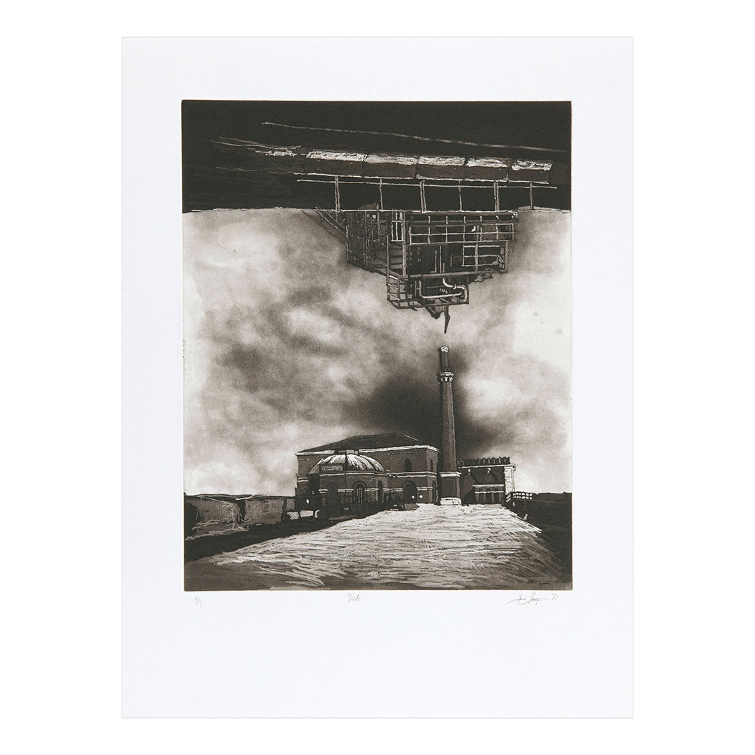 Alexander Thompson, Divide, etching, aquatint