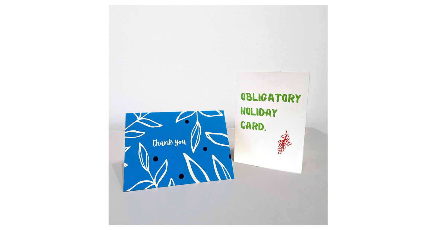 Fall 2023 Screenprinted Greeting Cards