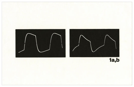 Micah Lexier - The Oscilloscope Drawings (1a,b)