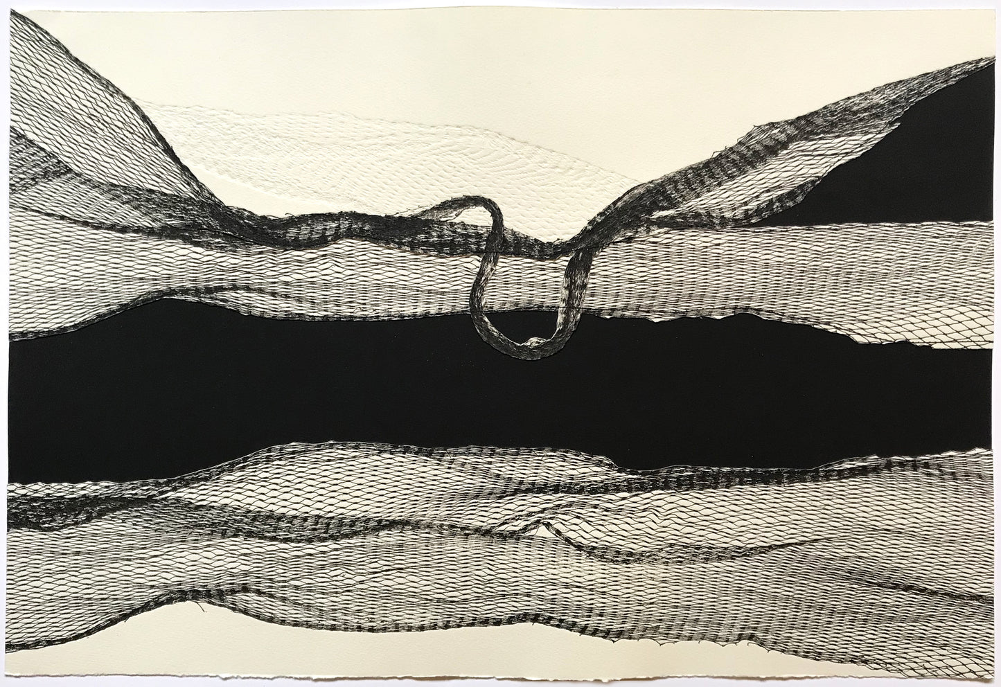 Nadine Bariteau - Untitled (Stitch Series)
