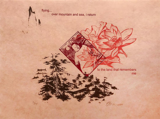 Brenda Joy Lem - Flying...over mountain and sea, I return to the land that remembers me