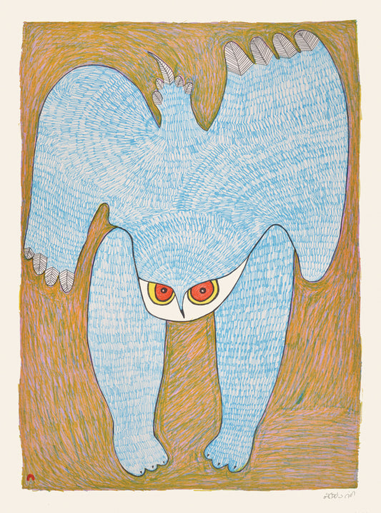 Ningiukulu Teevee - Ruffled Feathers