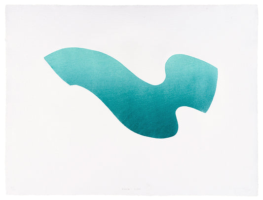 Nancy Fox, Rock - Wave, woodcut on St-Armand Cotton paper