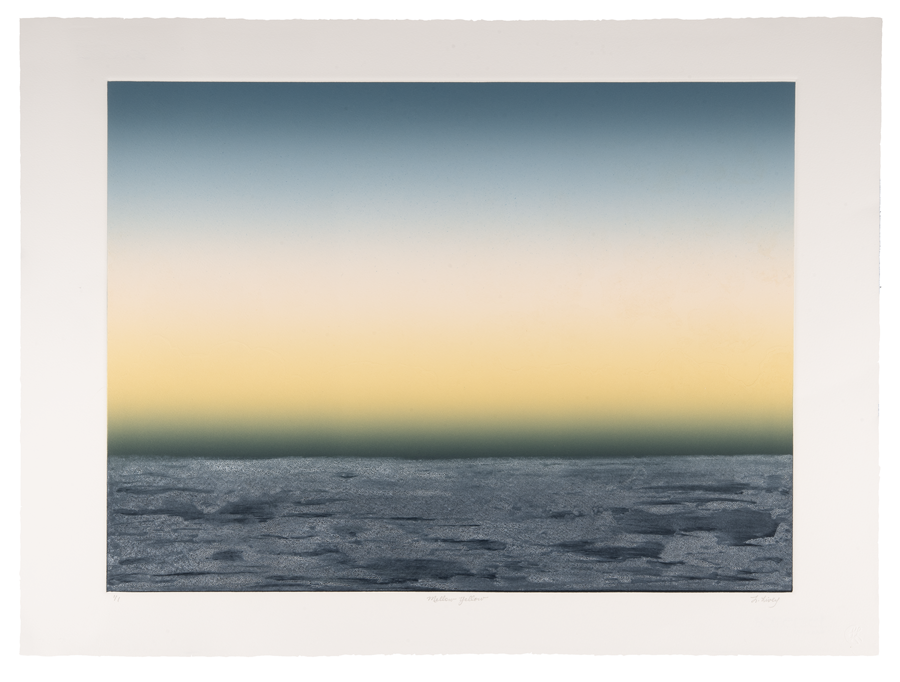 Lorna Livey, Mellow Yellow, monotype