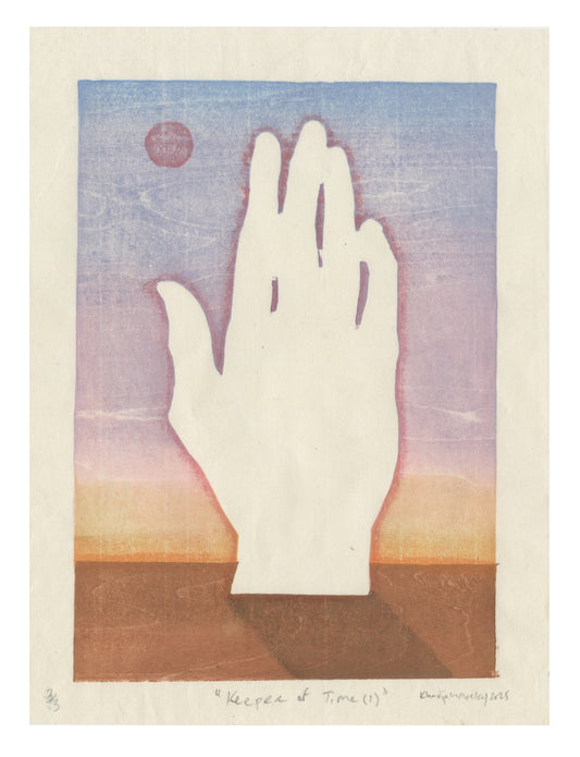 Khadijah Morley, Keeper of Time (1), mokuhanga