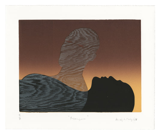 Khadijah Morley, Passenger, linocut and woodcut