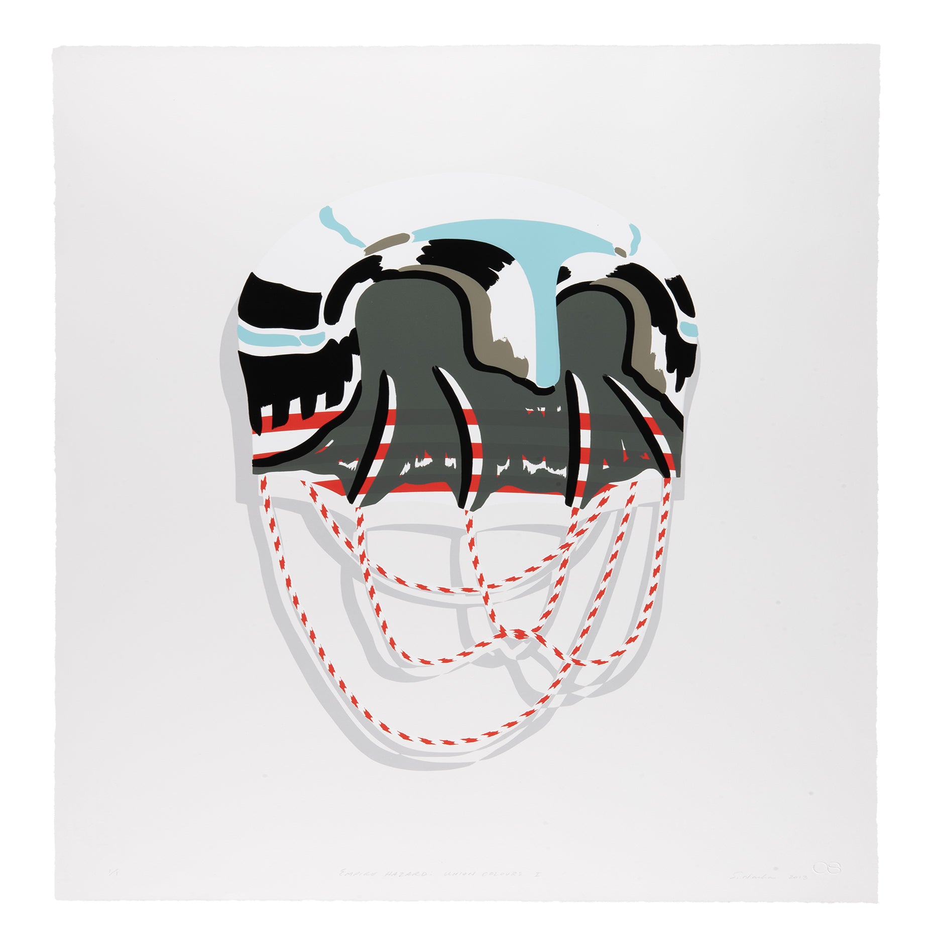 Suzanne Nacha, Empire Hazard: Union Colours 1, screenprint