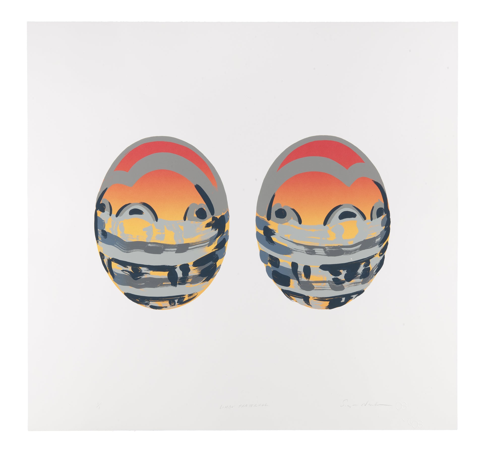 Suzanne Nacha, Limbo: Fraternal, screenprint