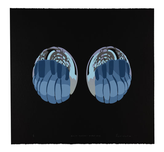 Suzanne Nacha, Against Oneself: Double Bind, screenprint