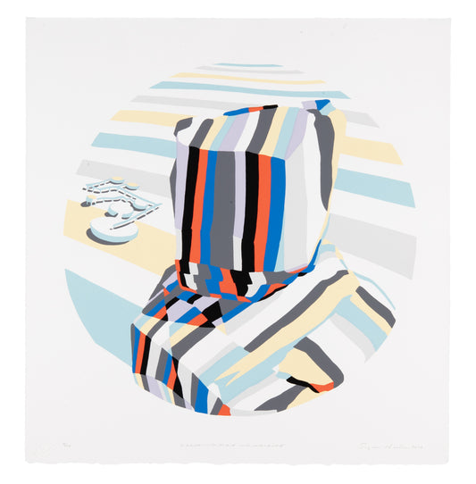 Suzanne Nacha, Earth - Man - Machine, screenprint