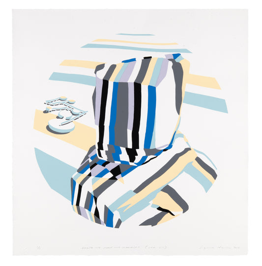 Suzanne Nacha, Earth - Man - Machine (Var VII), screenprint