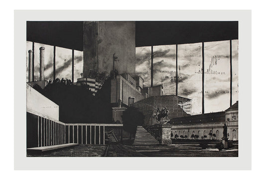 Alexander Thompson, Turning Point, etching, aquatint, mezzotint, drypoint