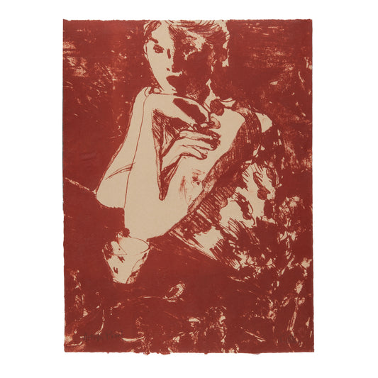 Brian Kelley, Untitled (Figure), 1980, lithograph, edition: A/P (Artist Proof), paper size: 20.25" x 15.75"