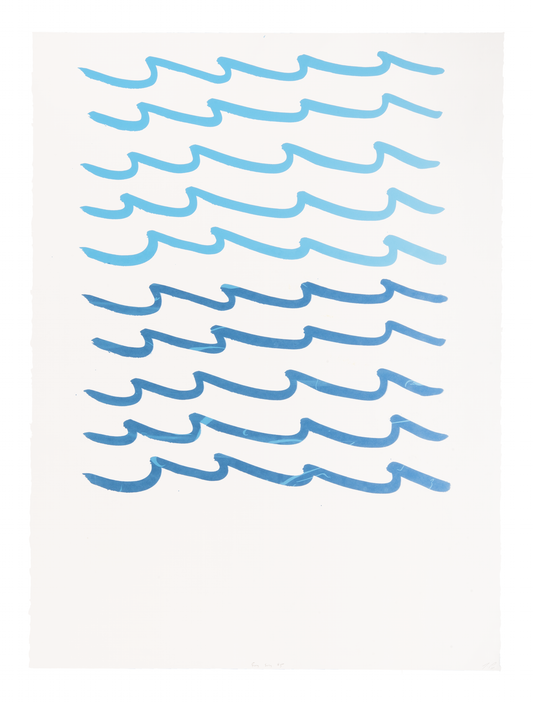 Tara Cooper, Frog Song #5, 2019, relief monotype, edition: 1/1, paper size: 29.5" x 22"