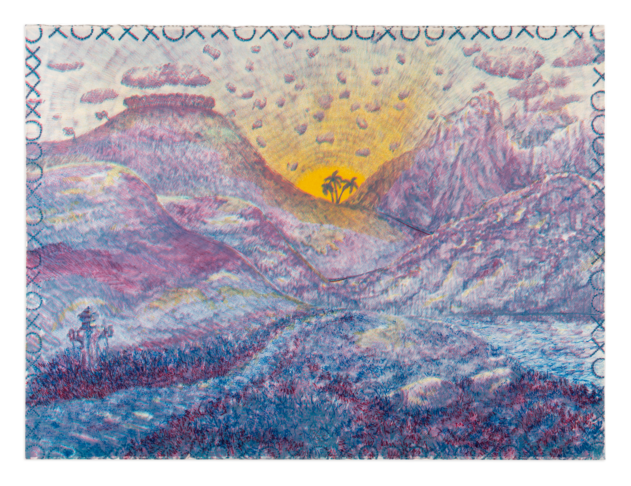 Elma Schumacher, Untitled, stone lithograph, edition 17/35, 22.50