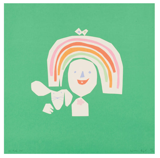 Zenji Funabashi, Rainbow, screenprint