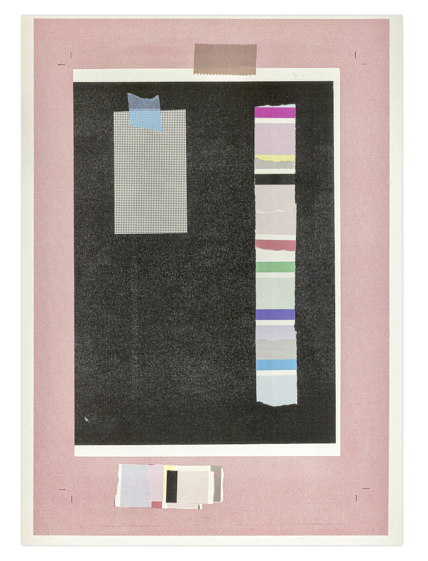 Joy Walker, Untitled (Remains), 2022, riso soy-based print, edition: 2/2, size: 16.5" × 12"