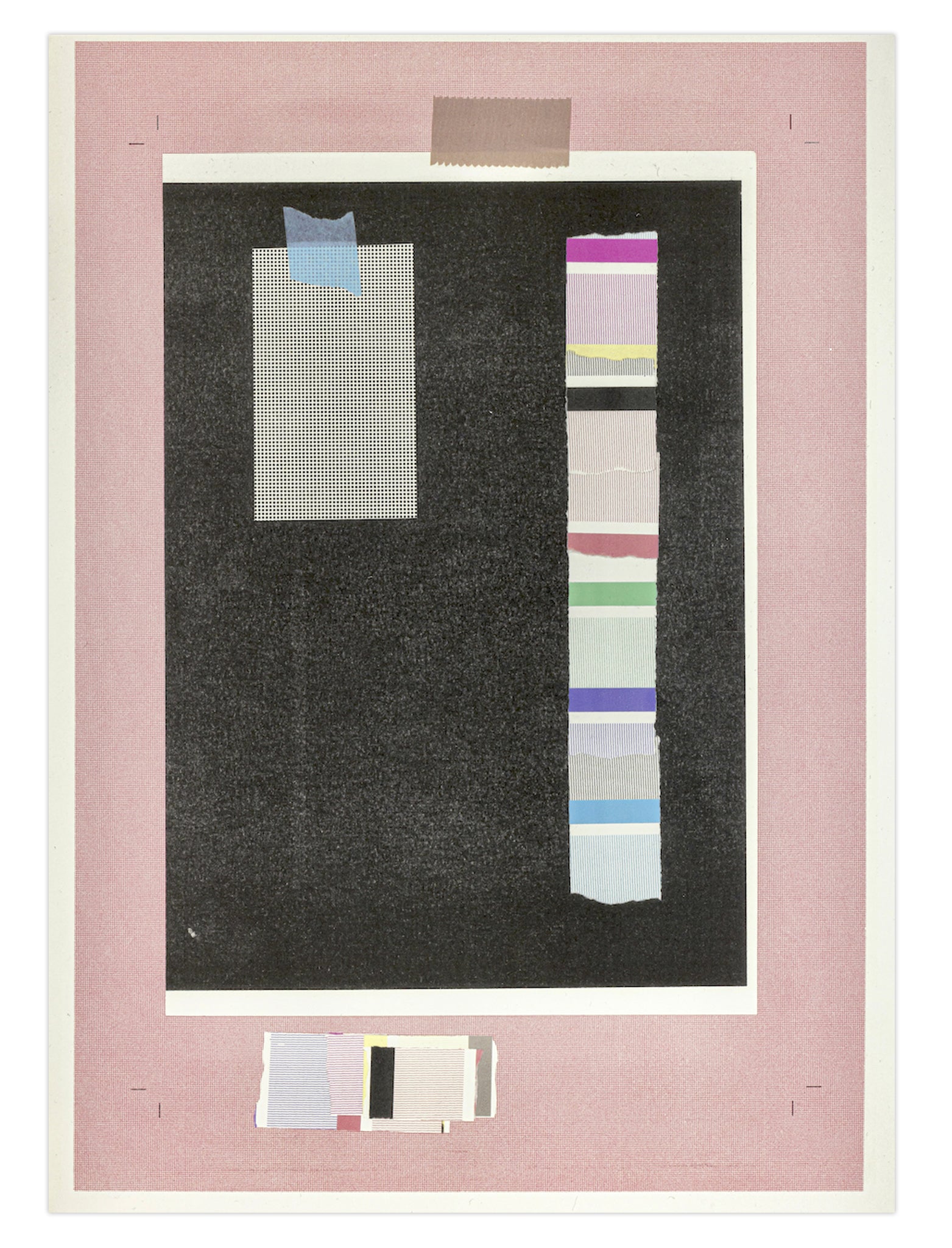Joy Walker, Untitled (Remains), 2022, riso soy-based print, edition: 2/2, size: 16.5