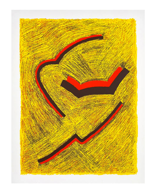 Giovanni Lombardi, TOP GIALLO, 2024 screenprint, edition 6/30, 18" x 14".