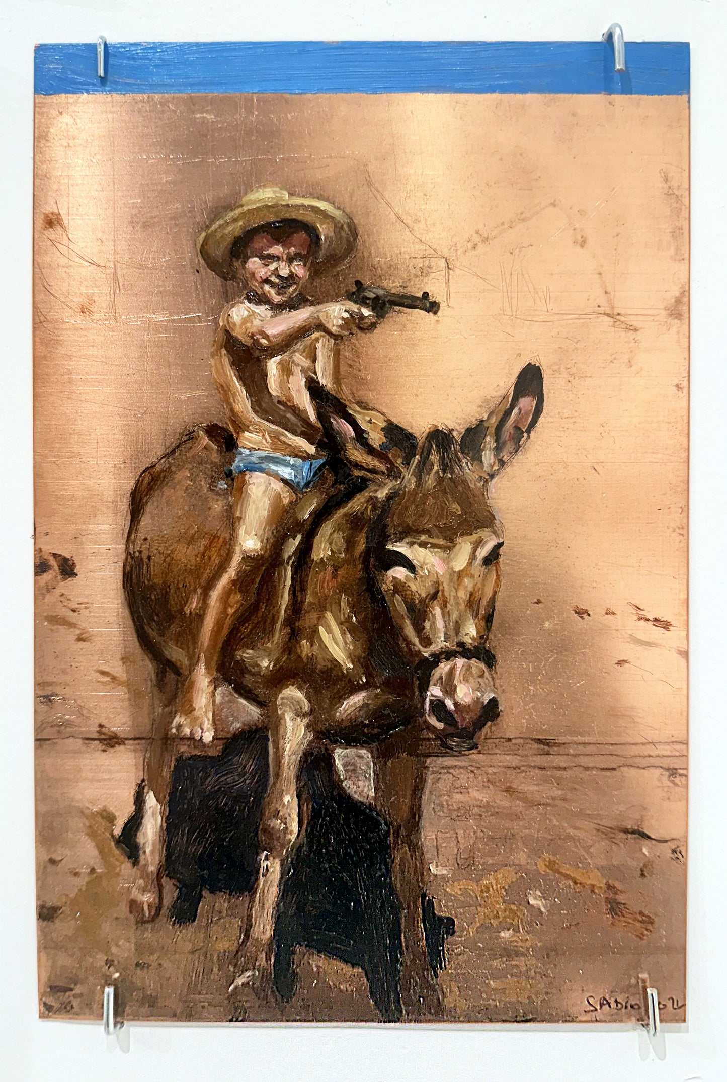 Summer Holidays, 2025, oil on copper plate, plate size: 9” x 6”