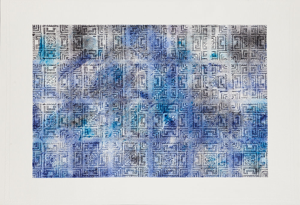 Samar Hejazi - Blue Monotype 4/7