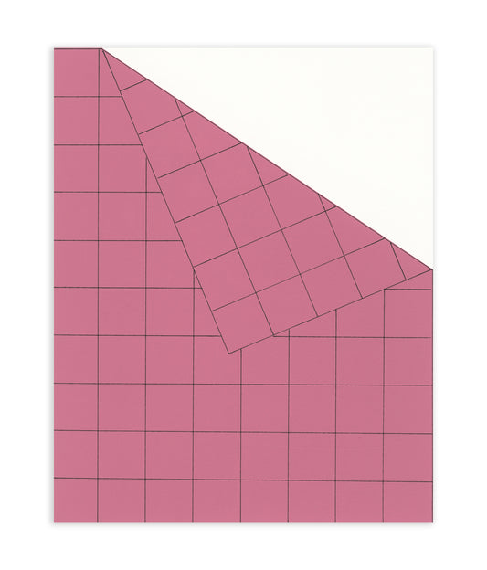 Joy Walker, Pink Fold, screenprint, edition of 30, paper size: 10" x 8"