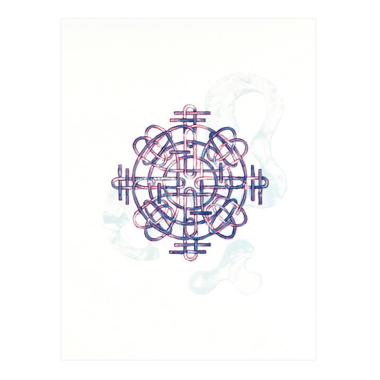 Judith K Schwarz, Rose Cipher,  photo lithograph 