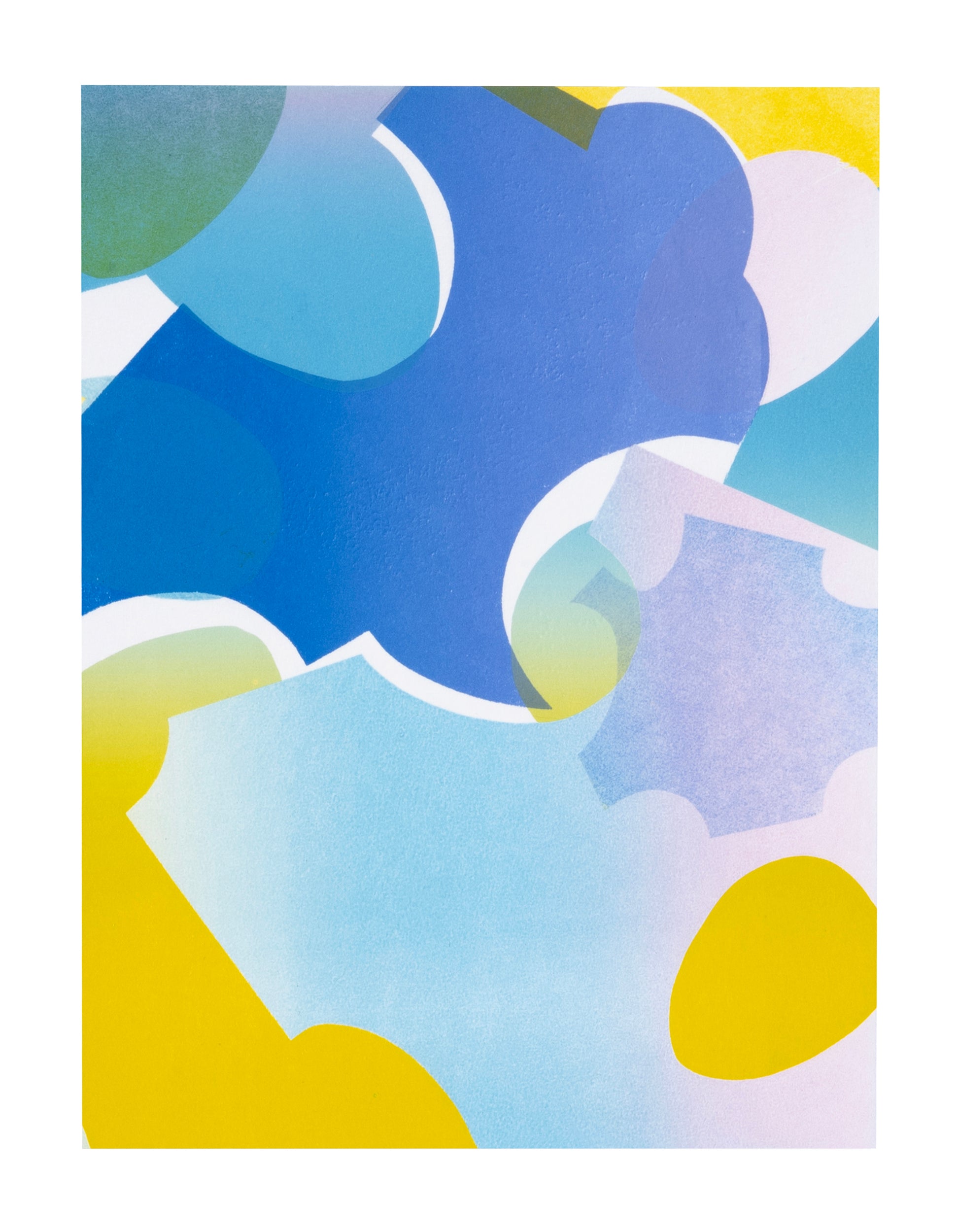 Karen Kar Yen Law, Egg Type No.20, 2024, monoprint, edition: 1/1, paper size: 12" × 9"