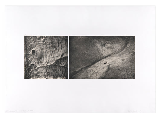 Leslie Reid, Resolute I 1949-08-28, 2013-08-15, 2017, photo-etching, chine-collé, edition: F/P (Fundraising Proof) 1/3, paper size: 22" x 30.75"