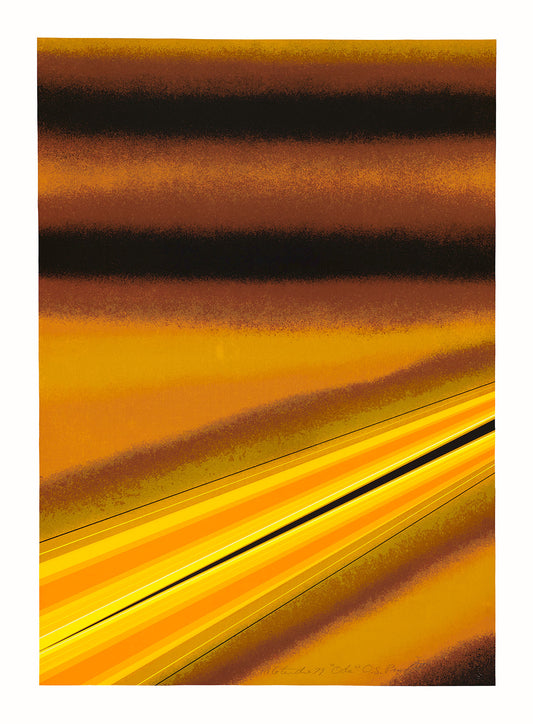 Rita Letendre, Ode, 1979, screenprint, edition: OS proof I/III, paper size: 27.75” x 19.75”