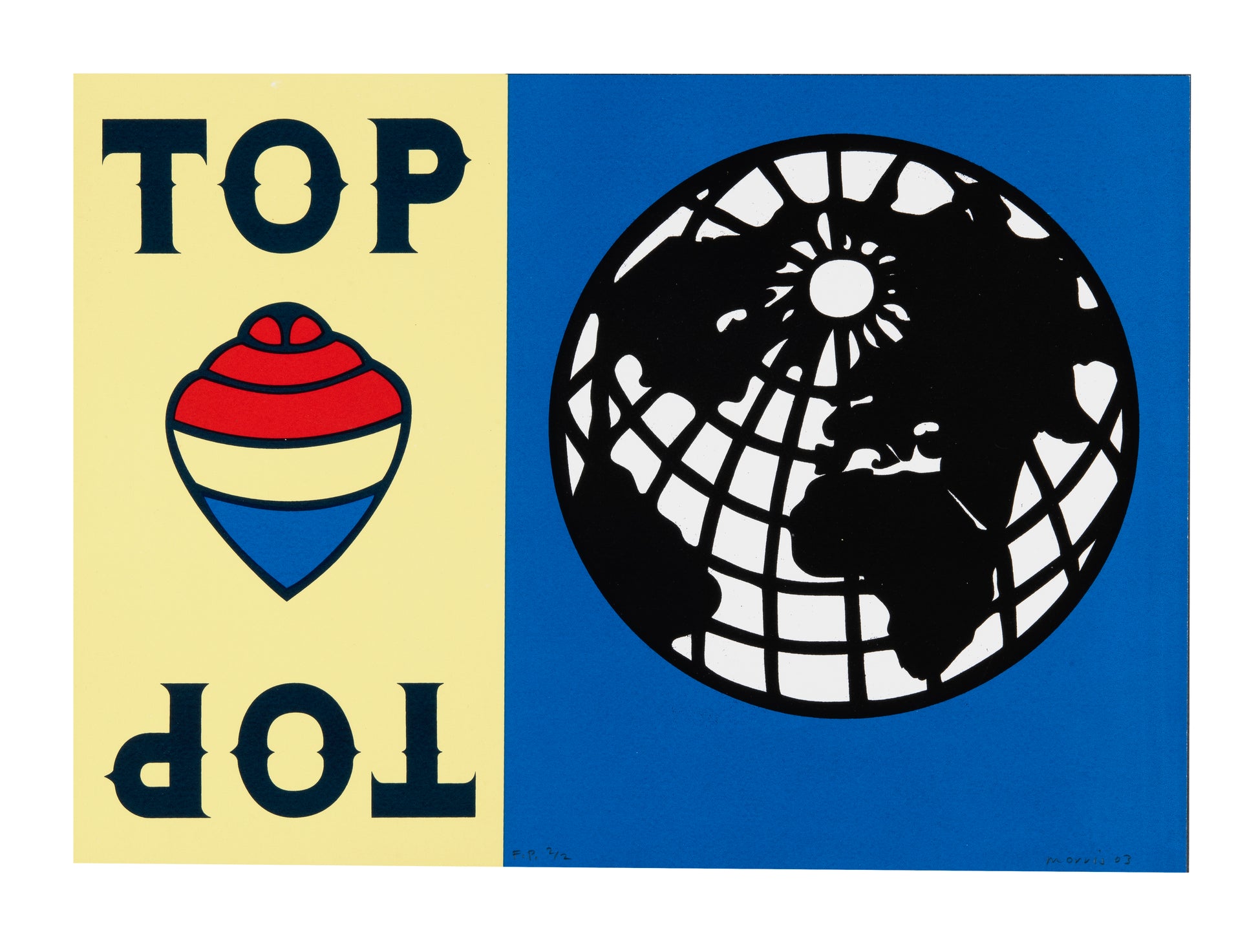 Michael Morris, Top, 2003, screenprint, edition: F/P (Fundraising Print) 2/2, paper size: 12" x 17"