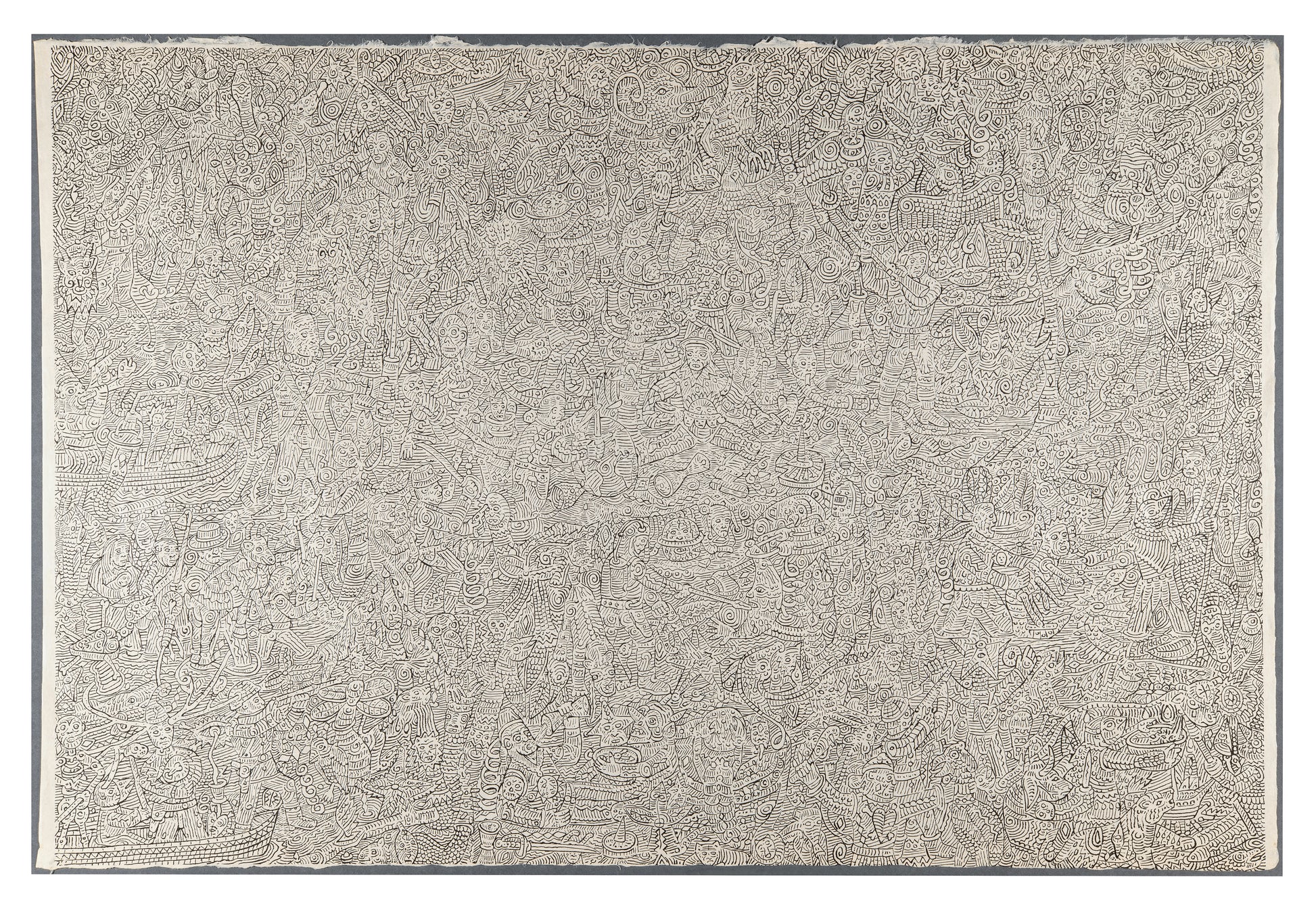 Kim Moodie, Conquest, 1994, lithograph, edition of 12, paper size: 25" x 39"