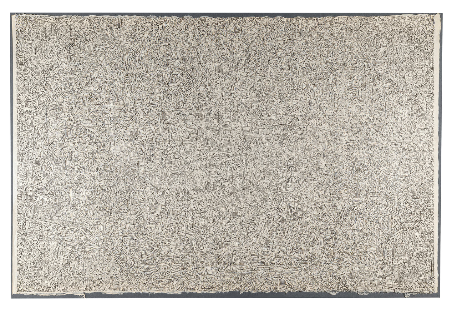 Kim Moodie, Assimilation, 1994, lithograph, edition of 12, paper size: 25" x 39"