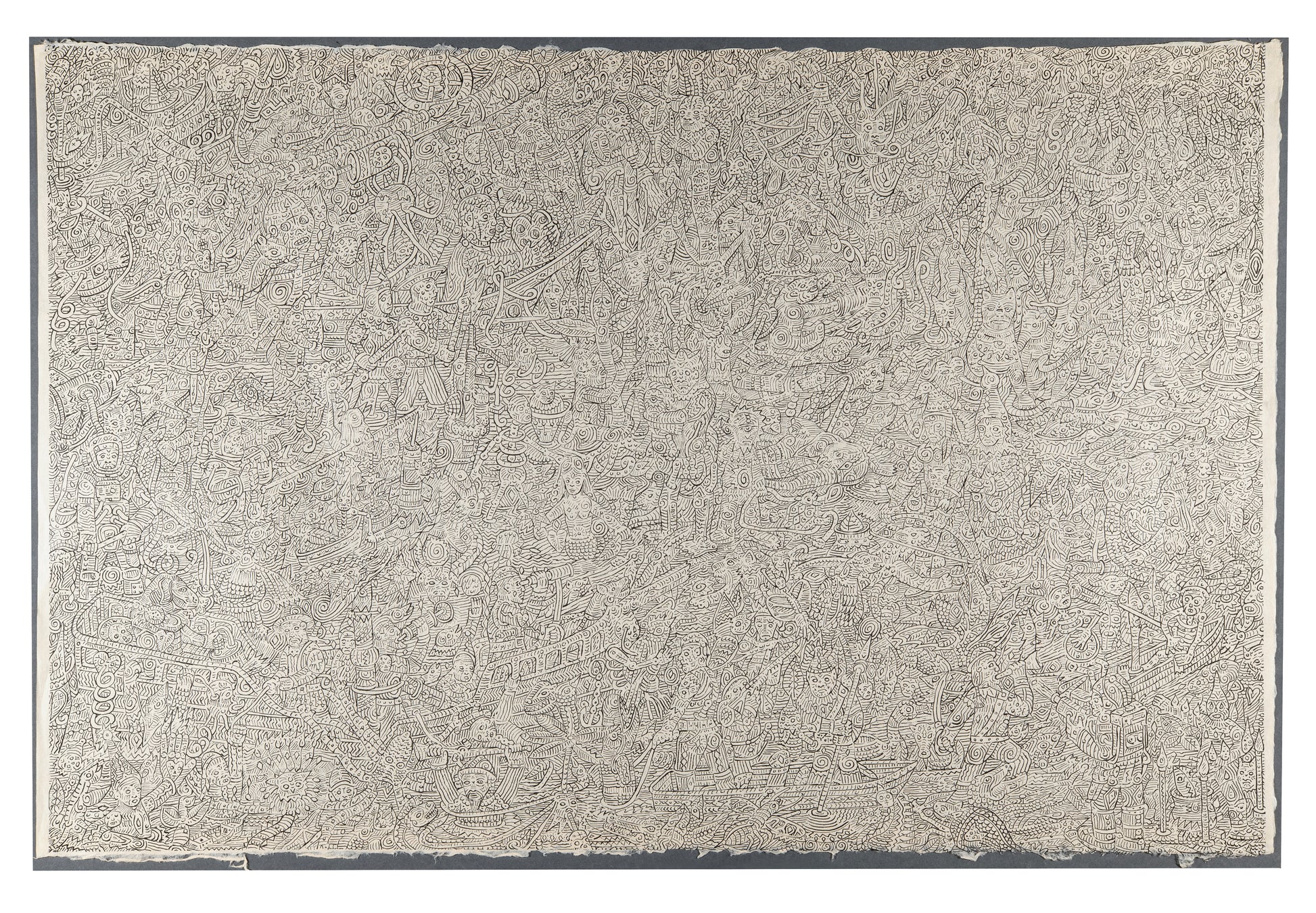 Kim Moodie, Assimilation, 1994, lithograph, edition of 12, paper size: 25" x 39"